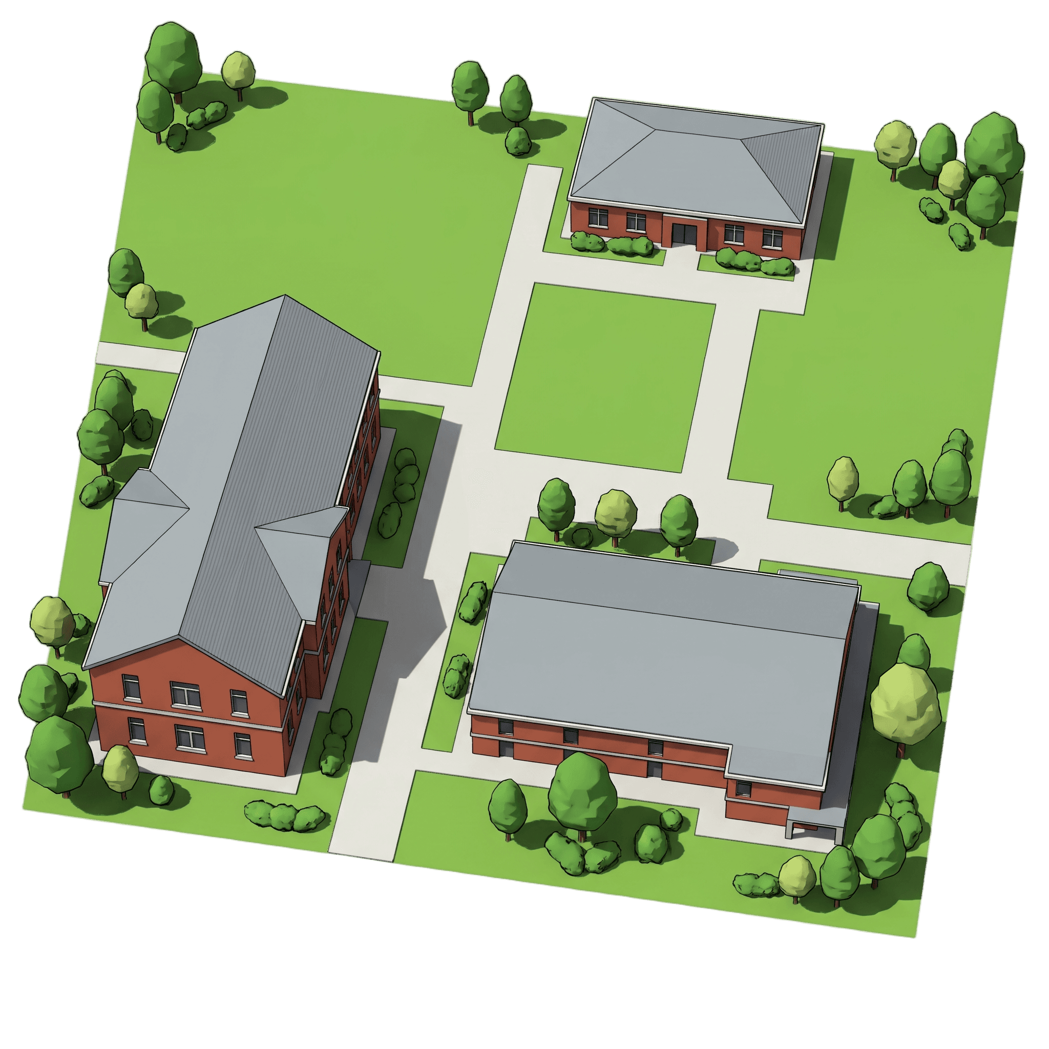Map of the Western Bell International School campus